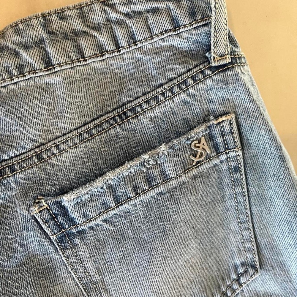 Special A Y2K Wide Leg Blue Denim Jeans NWT Size 5 - Picture 5 of 8